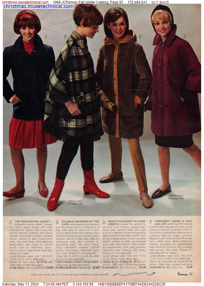 1966 JCPenney Fall Winter Catalog, Page 97