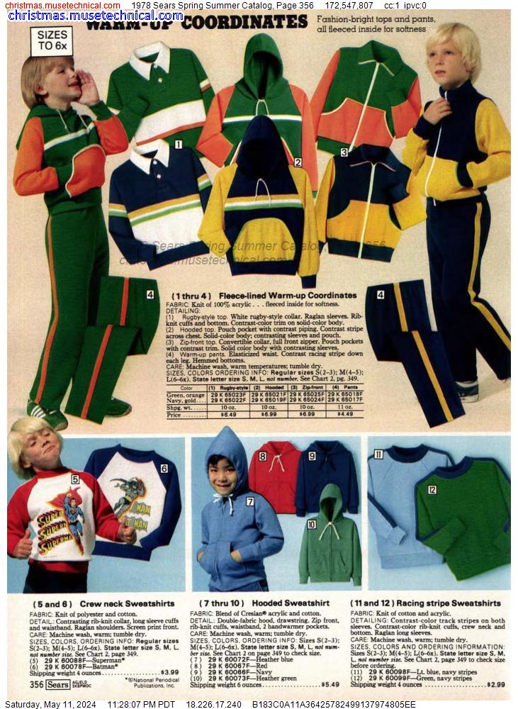 1978 Sears Spring Summer Catalog, Page 356