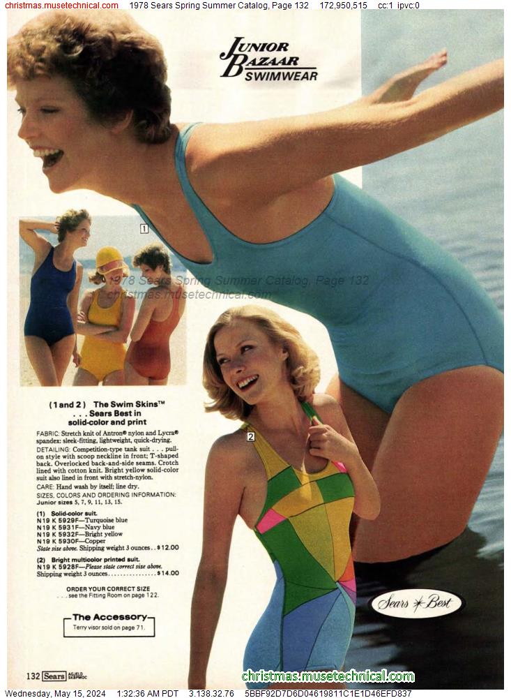 1978 Sears Spring Summer Catalog, Page 132