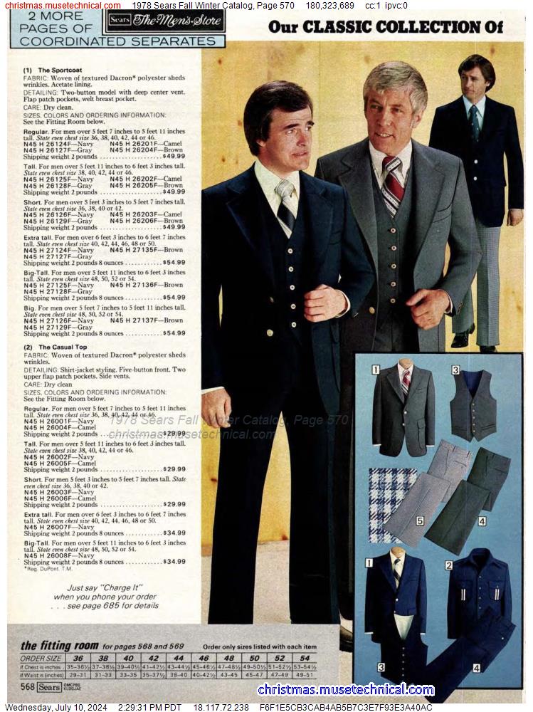 1978 Sears Fall Winter Catalog, Page 570