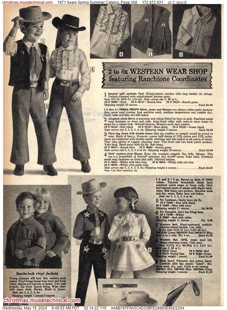 1971 Sears Spring Summer Catalog, Page 358