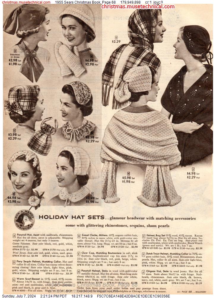 1955 Sears Christmas Book, Page 68