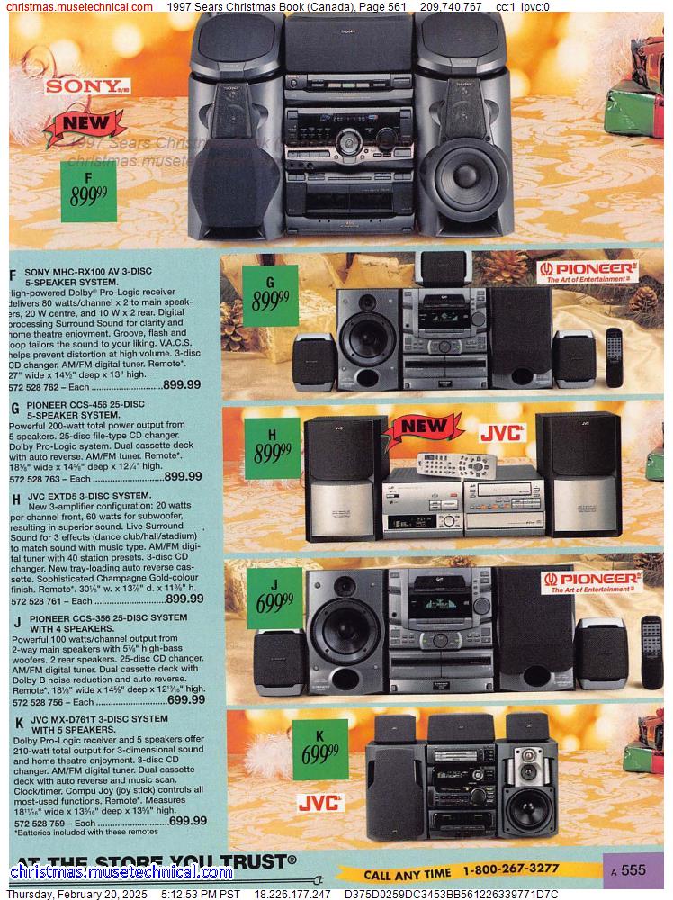 1997 Sears Christmas Book (Canada), Page 561