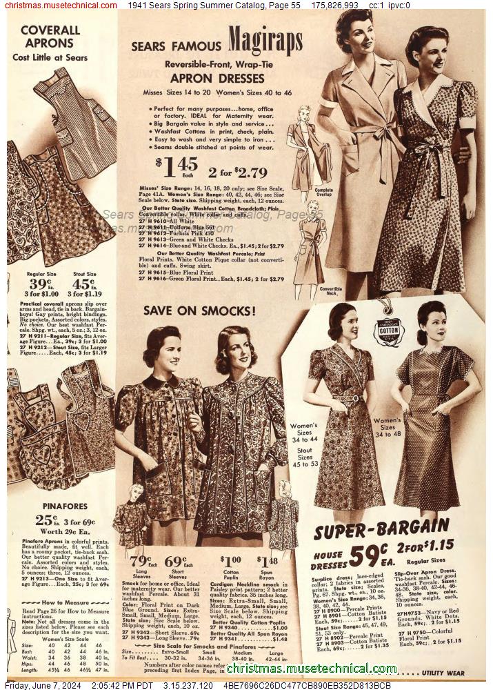 1941 Sears Spring Summer Catalog, Page 55