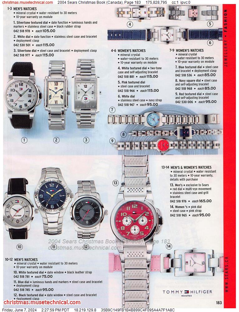 2004 Sears Christmas Book (Canada), Page 183