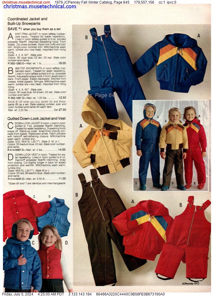 1979 JCPenney Fall Winter Catalog, Page 645