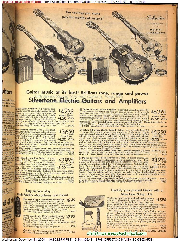 1948 Sears Spring Summer Catalog, Page 645