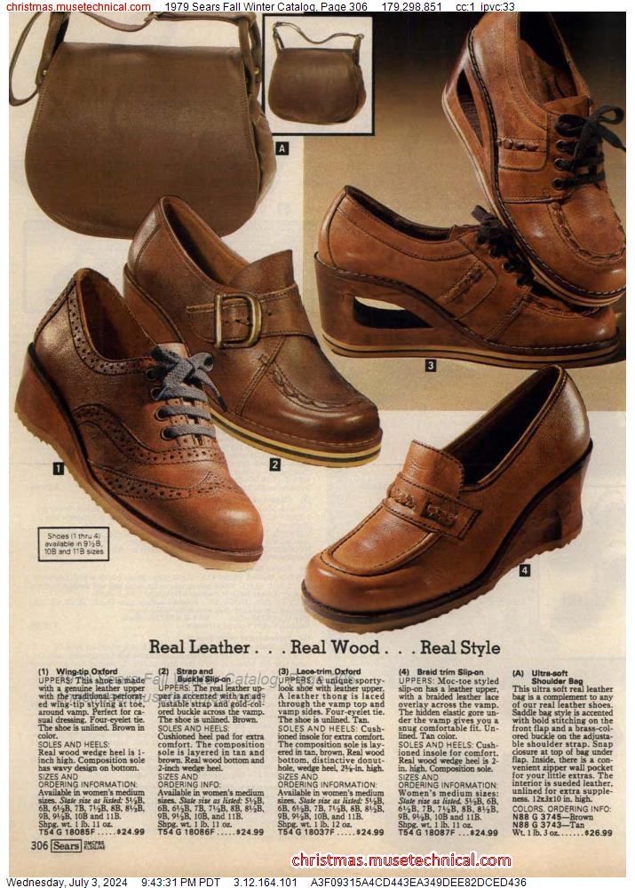 1979 Sears Fall Winter Catalog, Page 306
