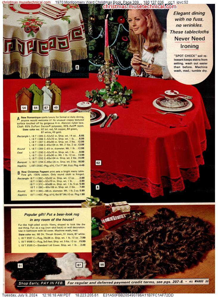 1970 Montgomery Ward Christmas Book, Page 309