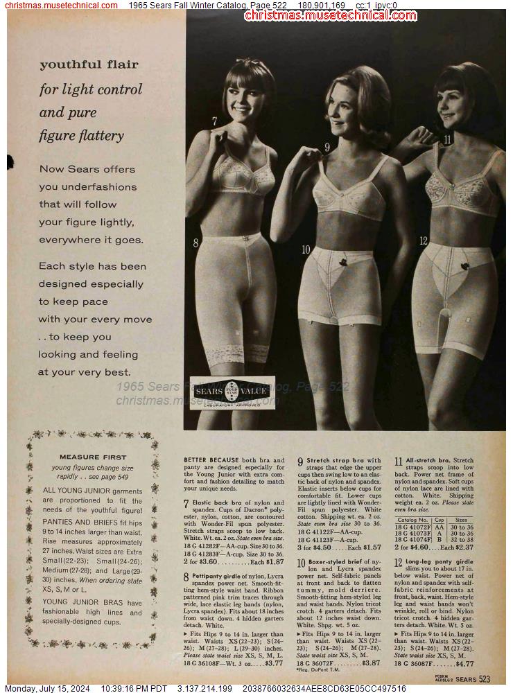 1965 Sears Fall Winter Catalog, Page 522