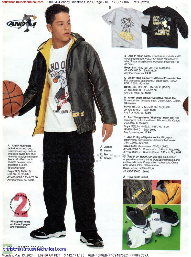 2000 JCPenney Christmas Book, Page 218