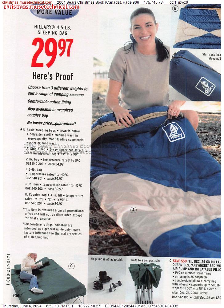 2004 Sears Christmas Book (Canada), Page 906