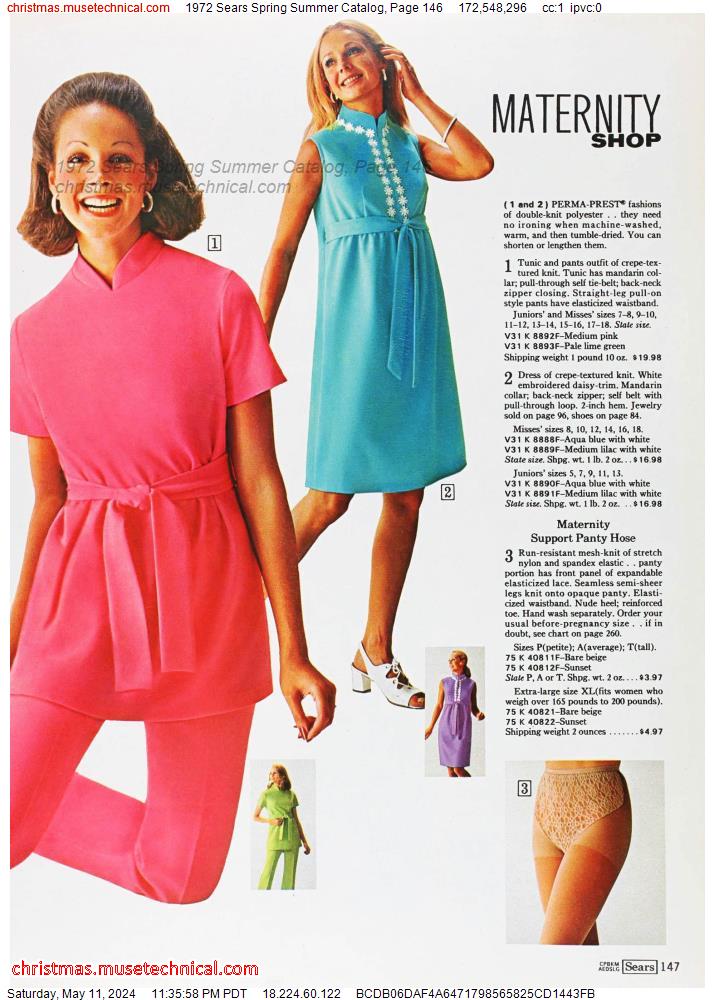 1972 Sears Spring Summer Catalog, Page 146
