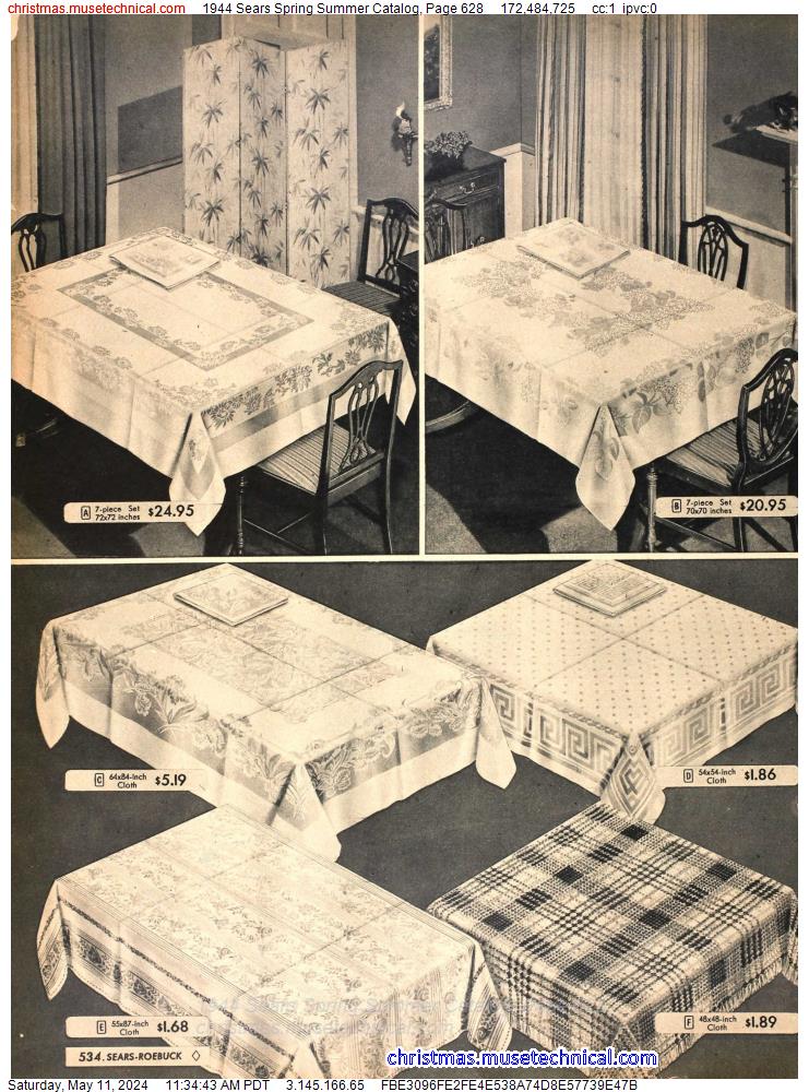 1944 Sears Spring Summer Catalog, Page 628