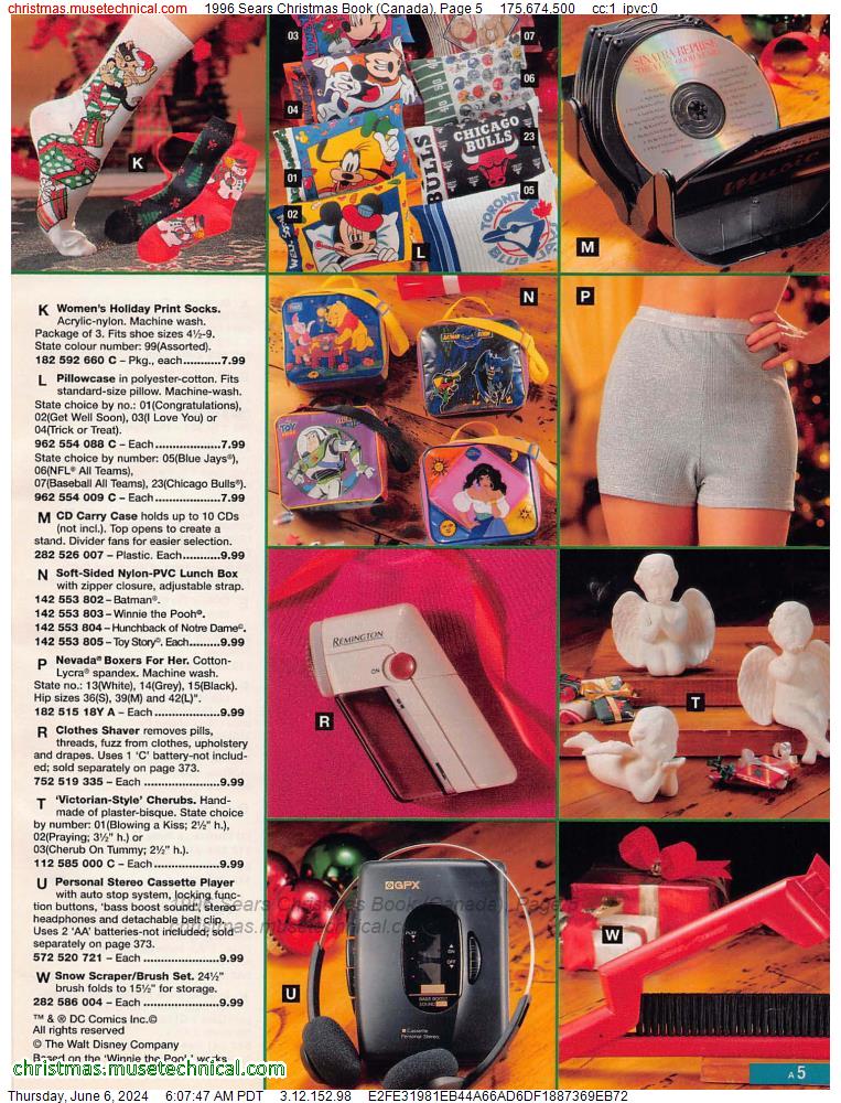 1996 Sears Christmas Book (Canada), Page 5