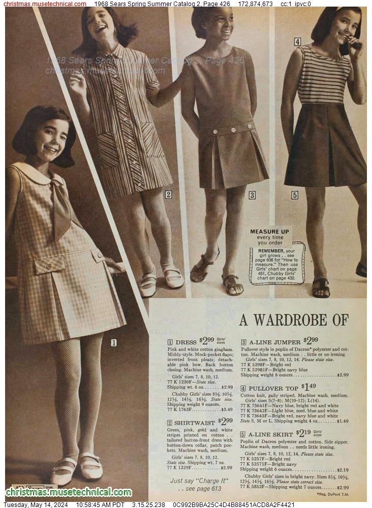 1968 Sears Spring Summer Catalog 2, Page 426