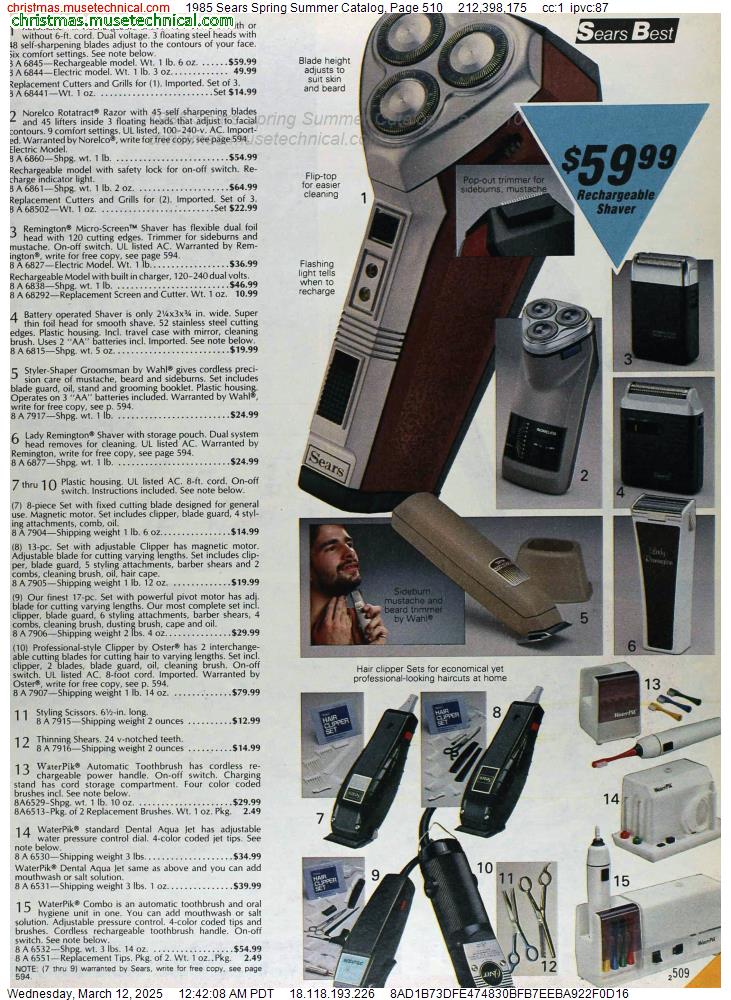 1985 Sears Spring Summer Catalog, Page 510