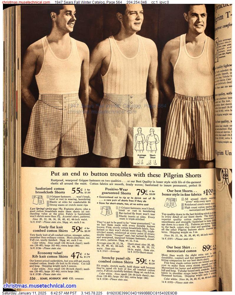 1947 Sears Fall Winter Catalog, Page 564