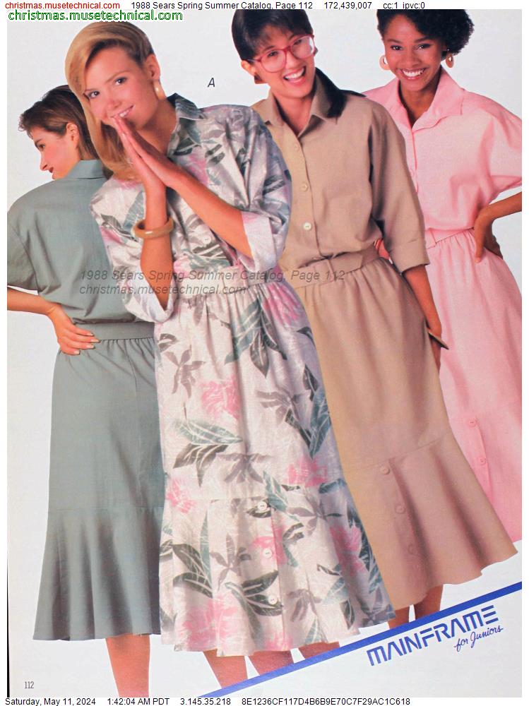 1988 Sears Spring Summer Catalog, Page 112