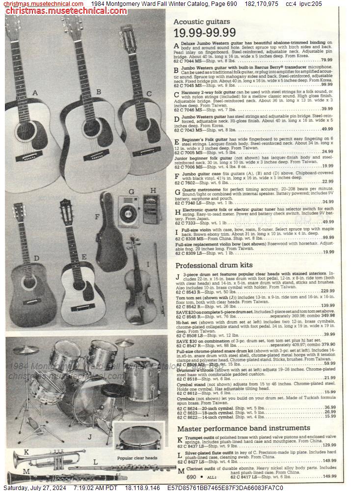 1984 Montgomery Ward Fall Winter Catalog, Page 690
