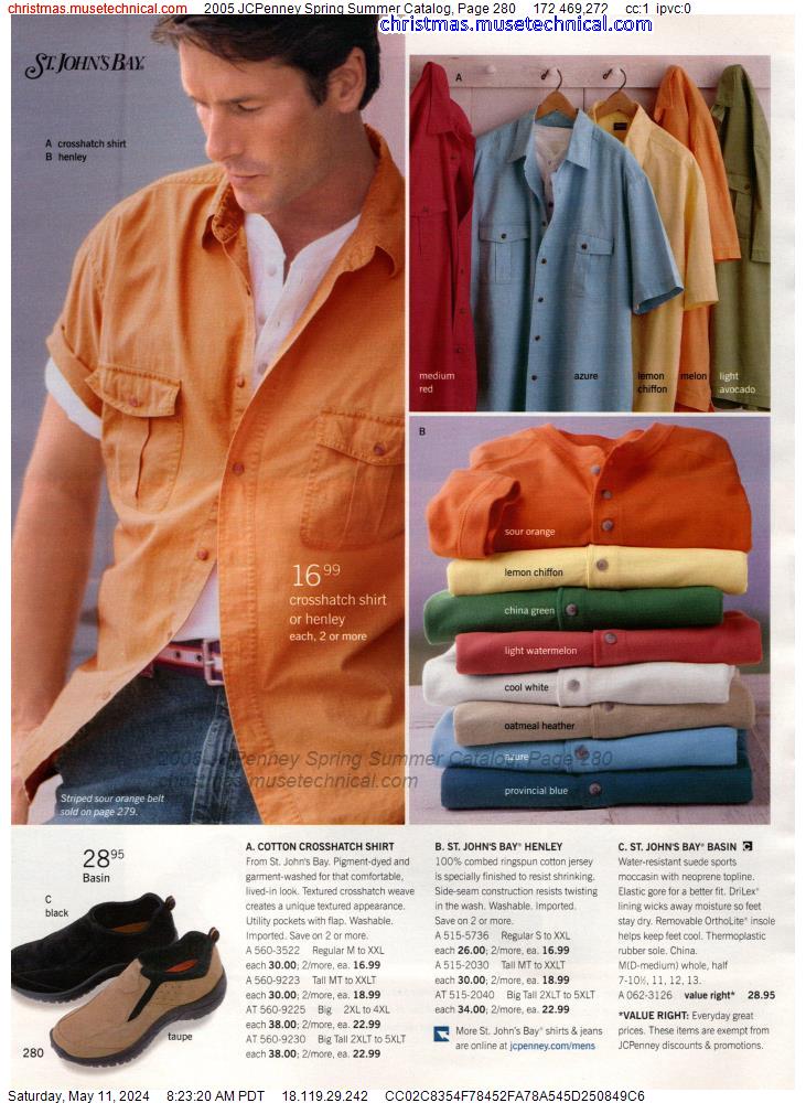 2005 JCPenney Spring Summer Catalog, Page 280
