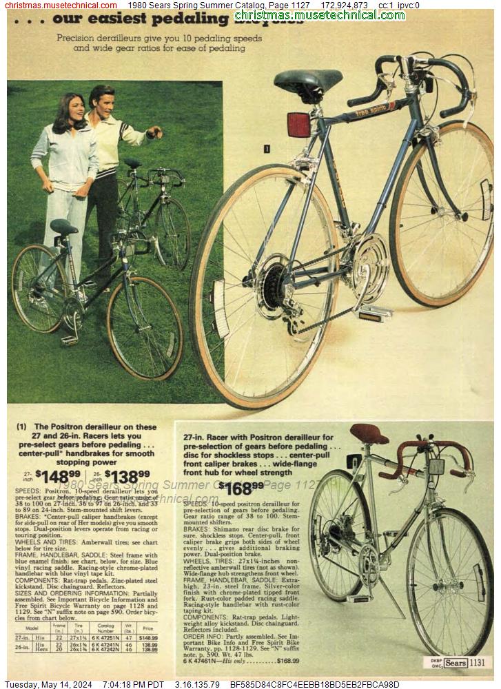 1980 Sears Spring Summer Catalog, Page 1127