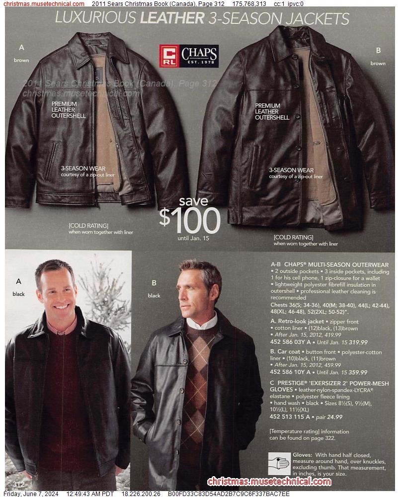 2011 Sears Christmas Book (Canada), Page 312