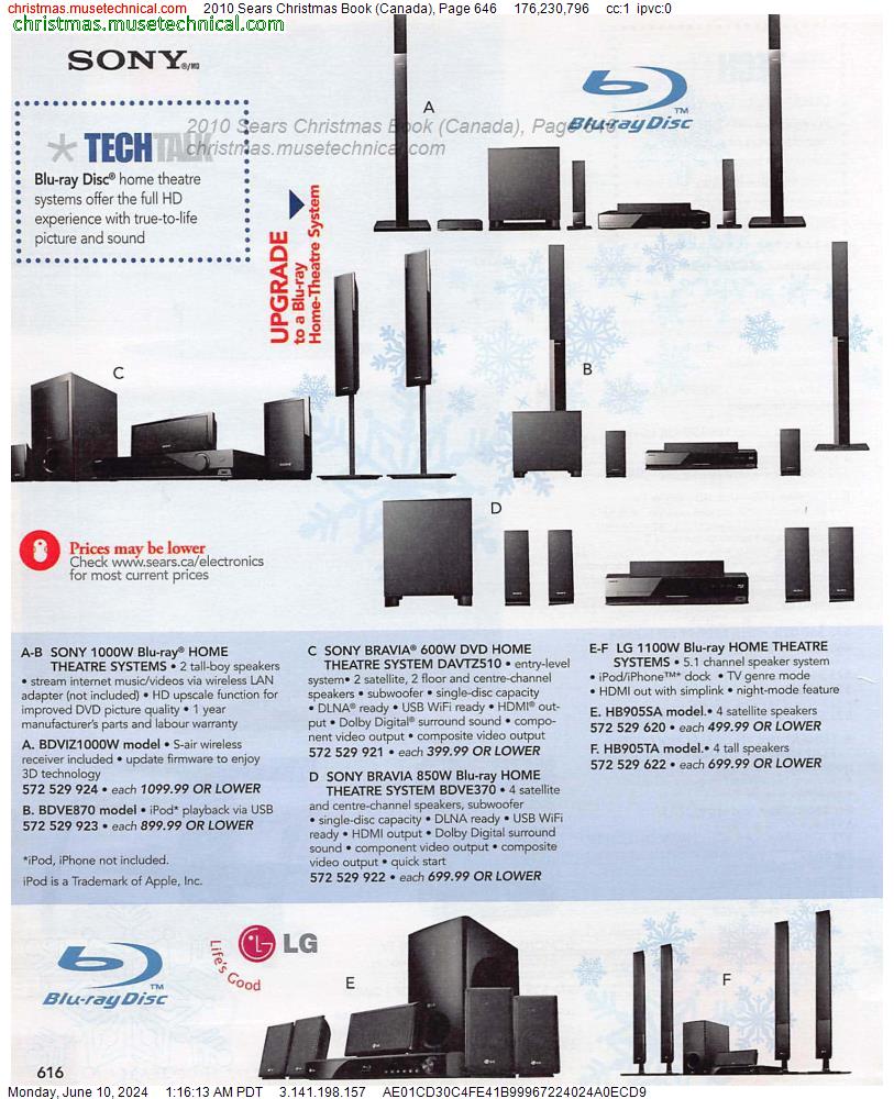 2010 Sears Christmas Book (Canada), Page 646