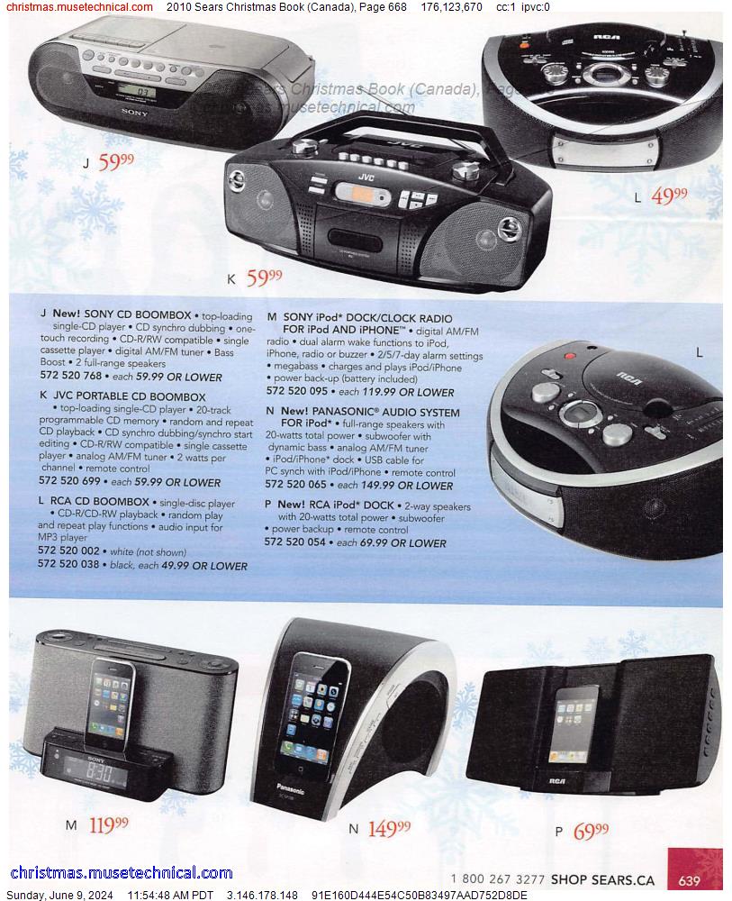 2010 Sears Christmas Book (Canada), Page 668