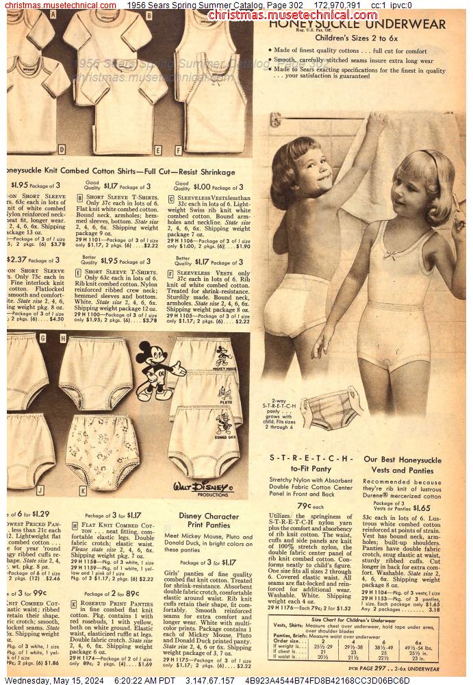 1956 Sears Spring Summer Catalog, Page 302