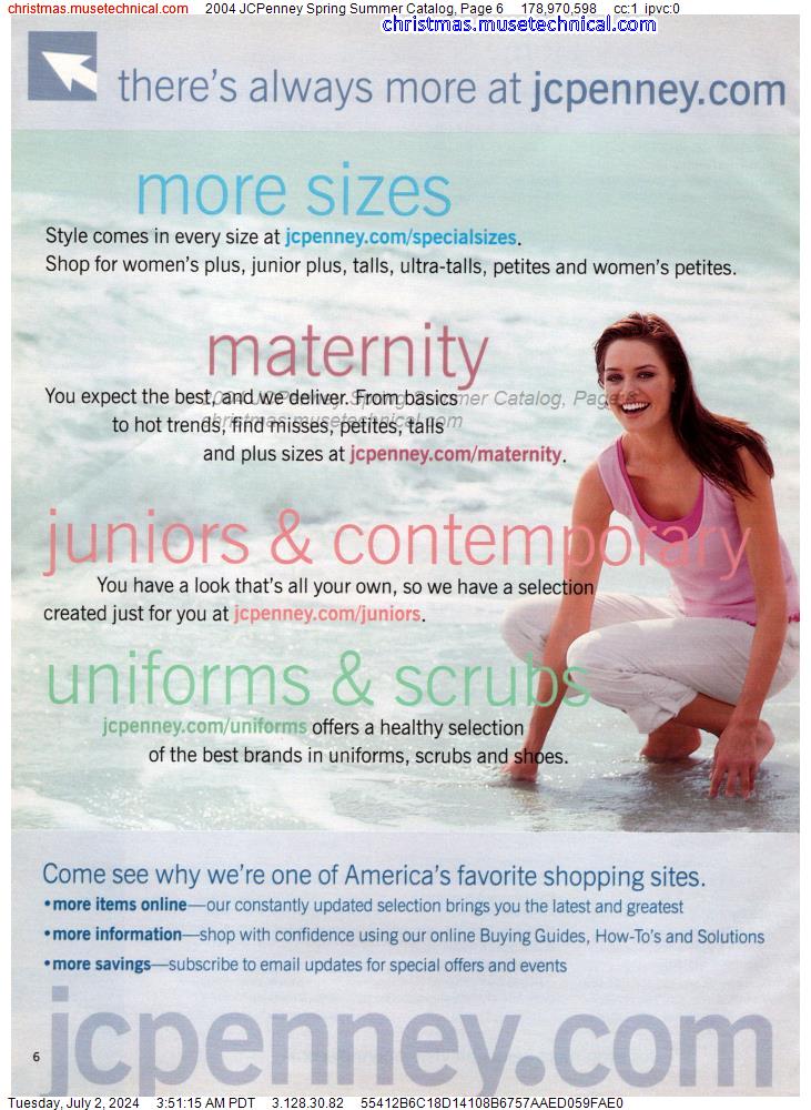 2004 JCPenney Spring Summer Catalog, Page 6