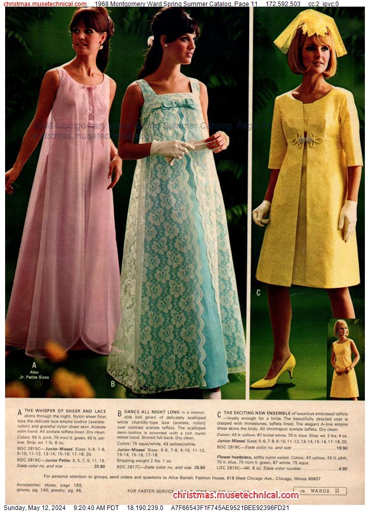 1968 Montgomery Ward Spring Summer Catalog, Page 11