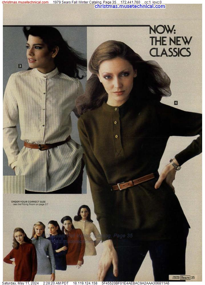 1979 Sears Fall Winter Catalog, Page 35
