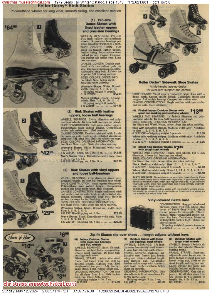 1979 Sears Fall Winter Catalog, Page 1348