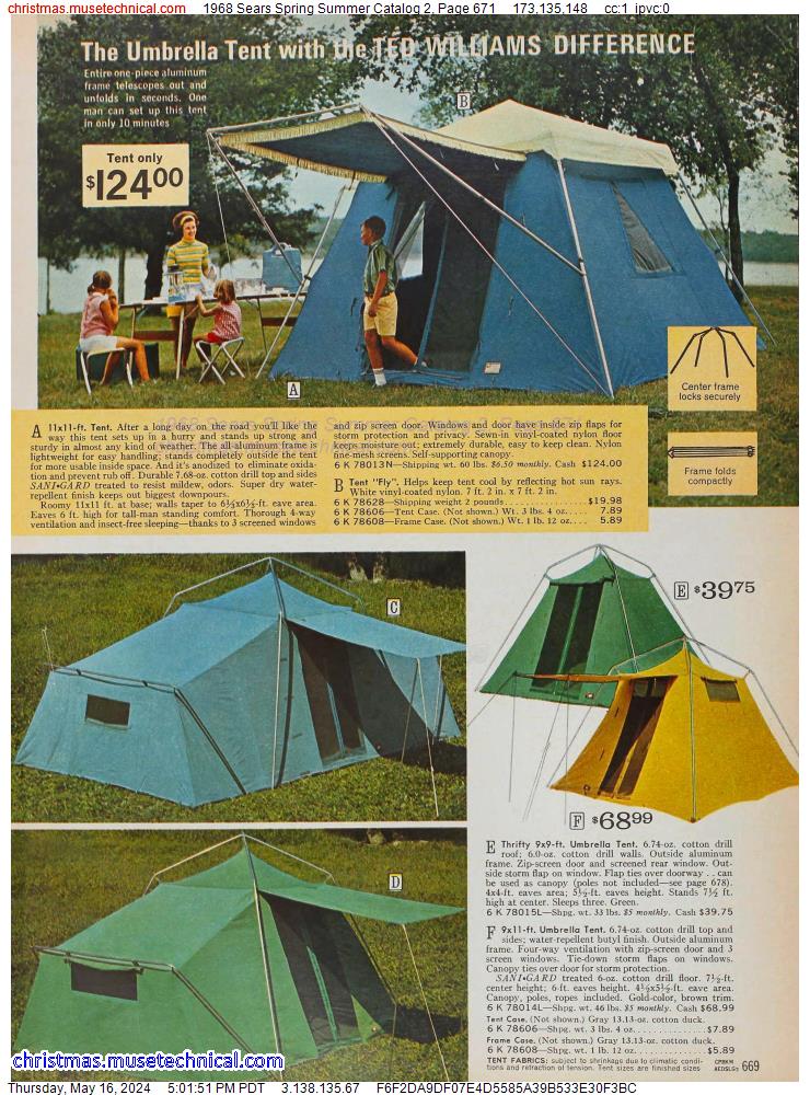 1968 Sears Spring Summer Catalog 2, Page 671