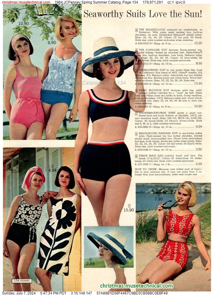 1964 JCPenney Spring Summer Catalog, Page 134