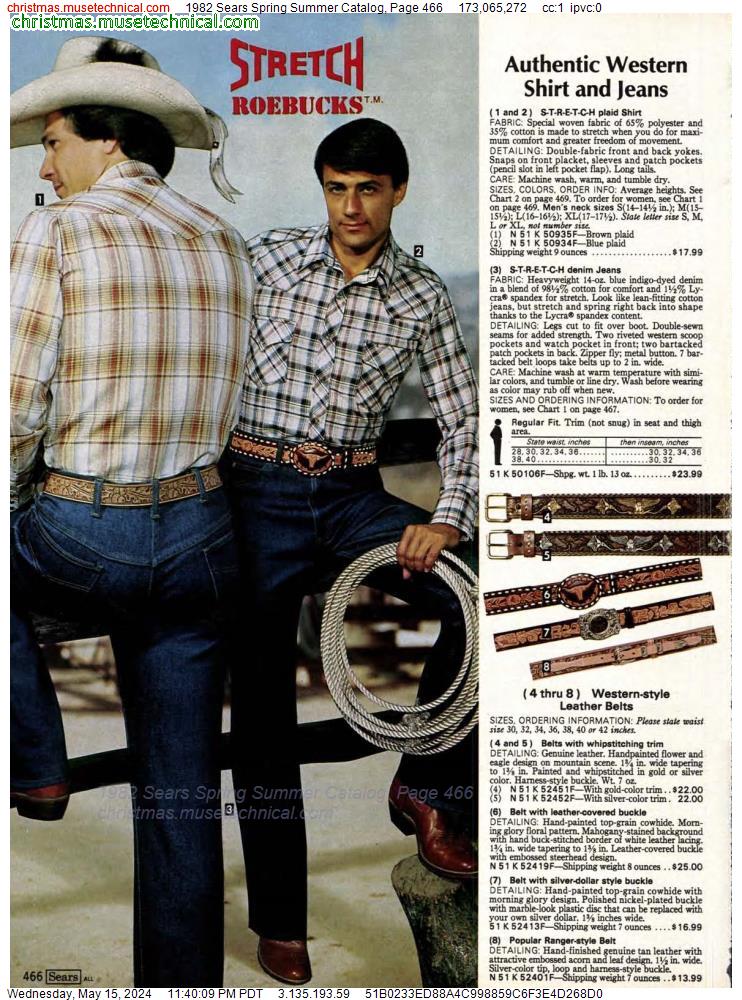1982 Sears Spring Summer Catalog, Page 466
