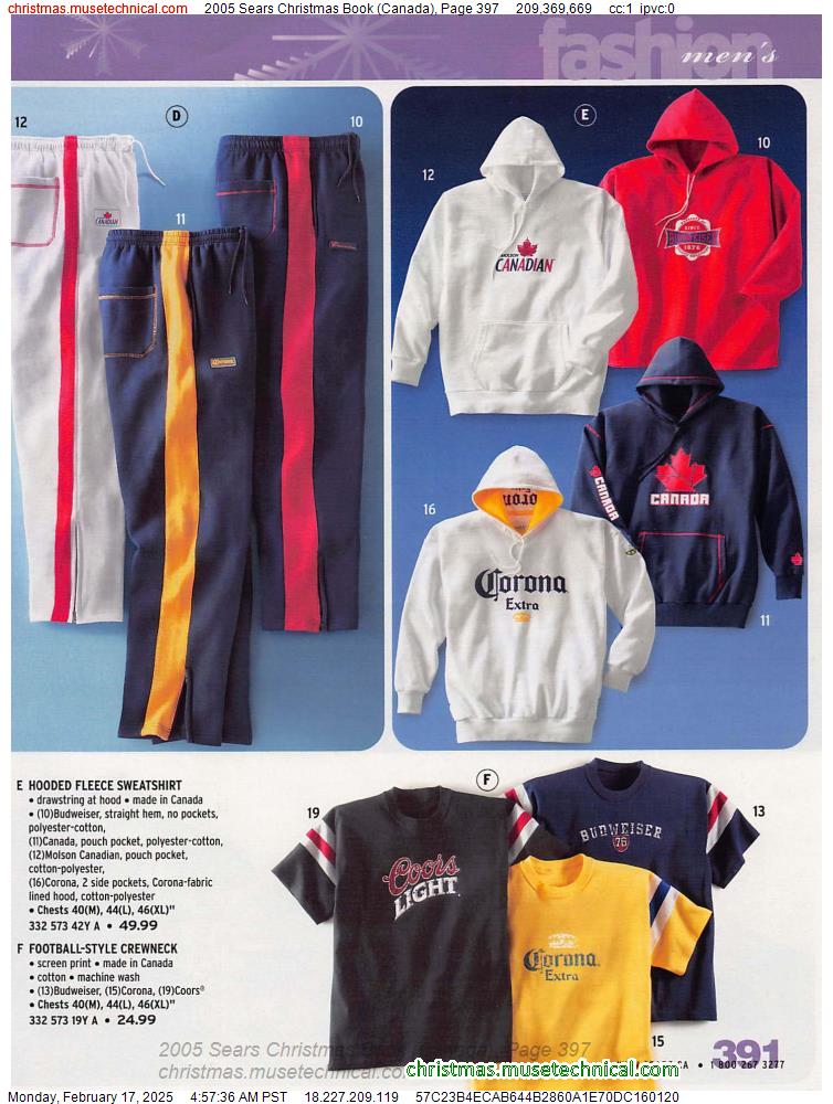 2005 Sears Christmas Book (Canada), Page 397