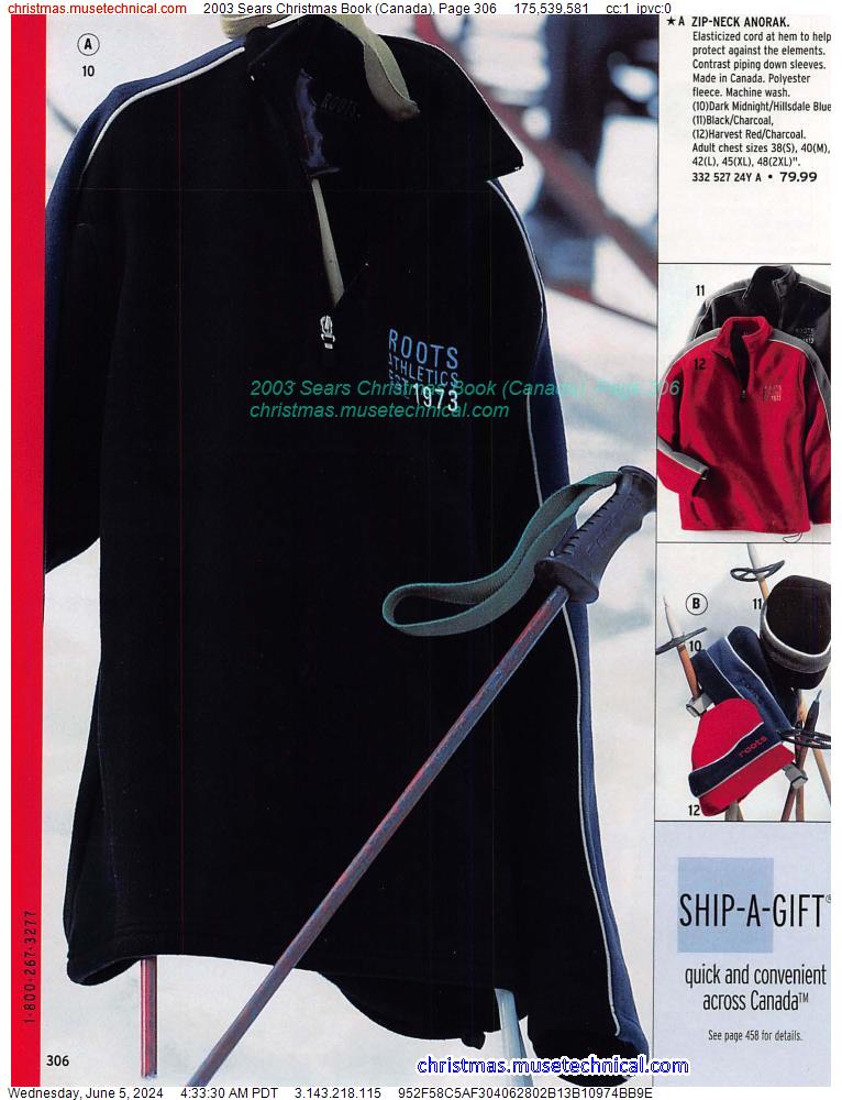 2003 Sears Christmas Book (Canada), Page 306