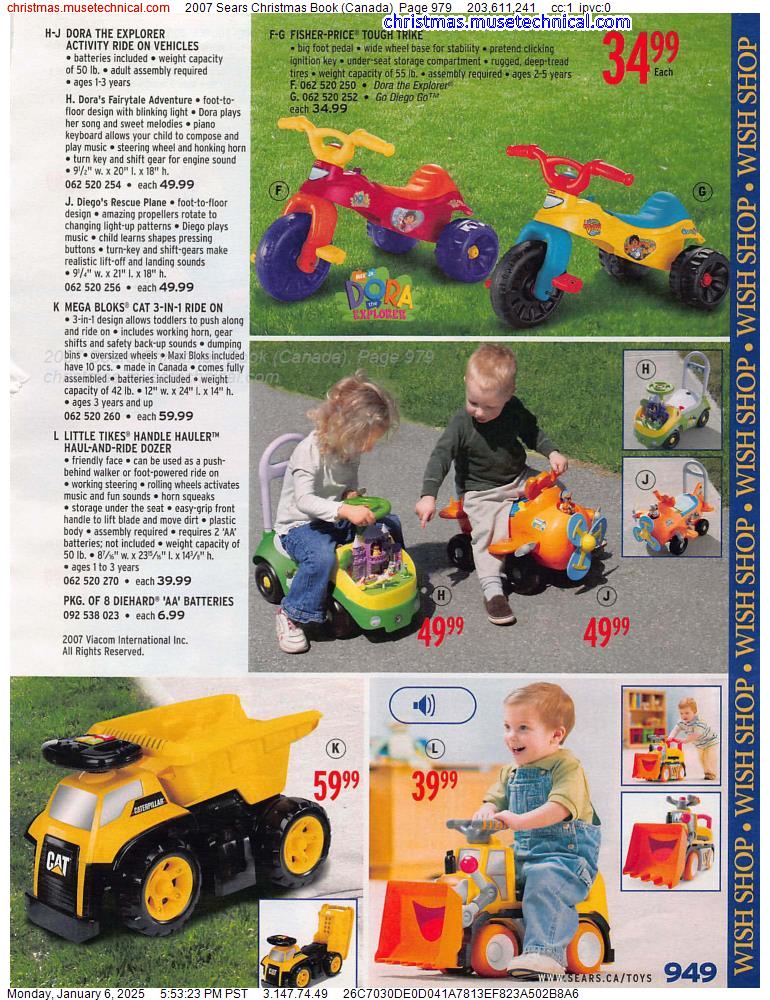 2007 Sears Christmas Book (Canada), Page 979