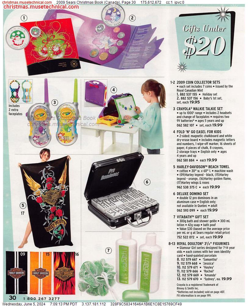 2009 Sears Christmas Book (Canada), Page 30