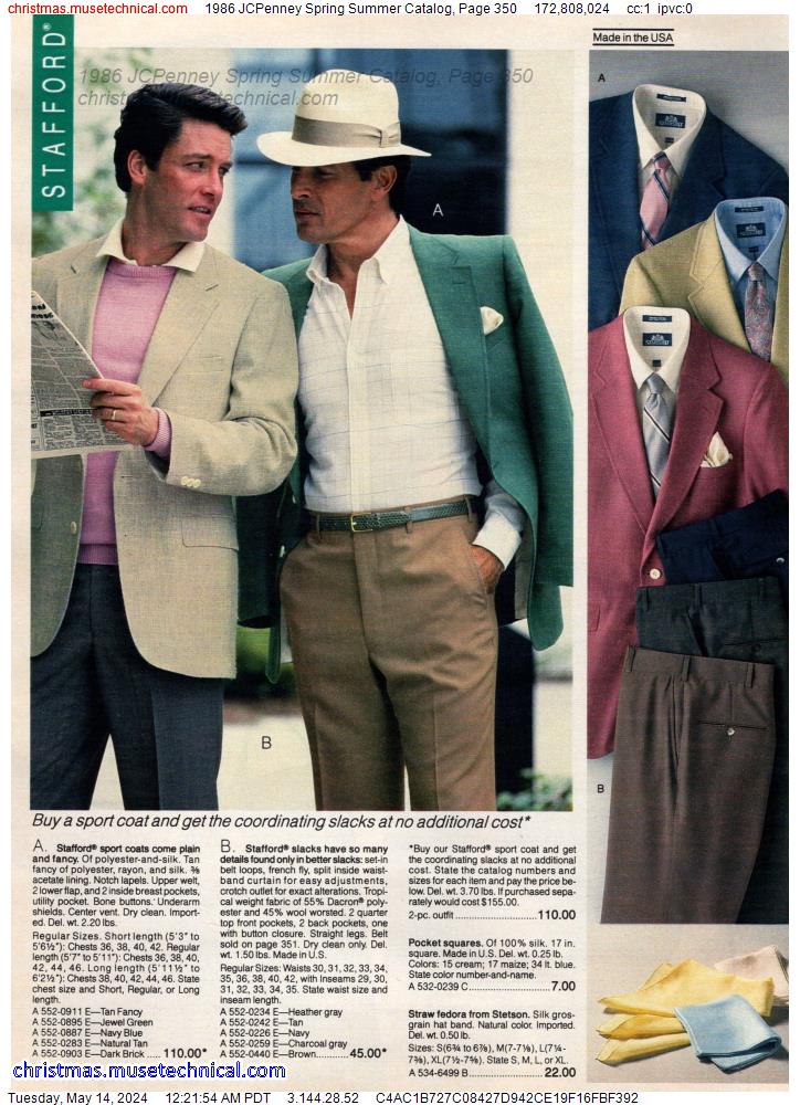 1986 JCPenney Spring Summer Catalog, Page 350