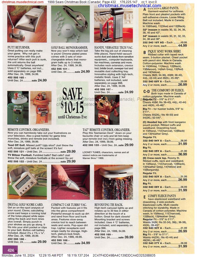 1999 Sears Christmas Book (Canada), Page 432