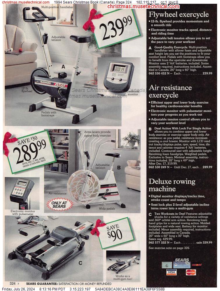 1994 Sears Christmas Book (Canada), Page 324