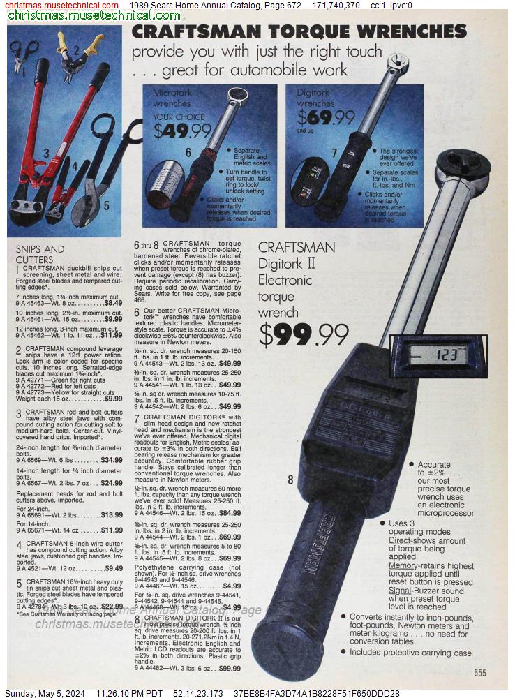 1989 Sears Home Annual Catalog, Page 672