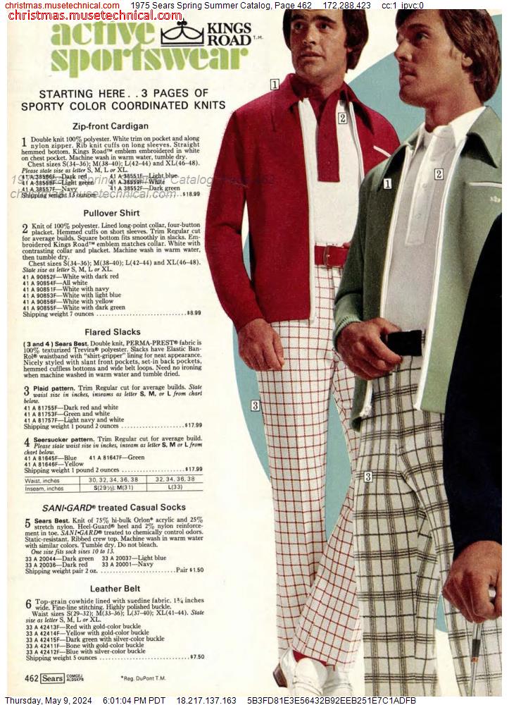 1975 Sears Spring Summer Catalog, Page 462