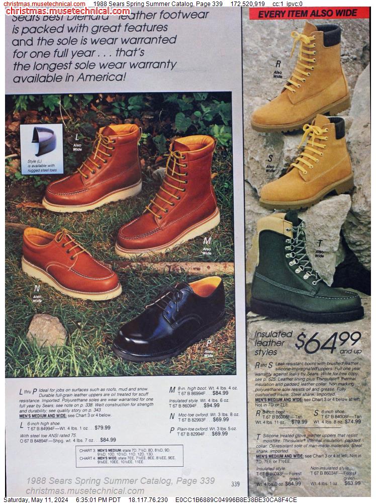 1988 Sears Spring Summer Catalog, Page 339