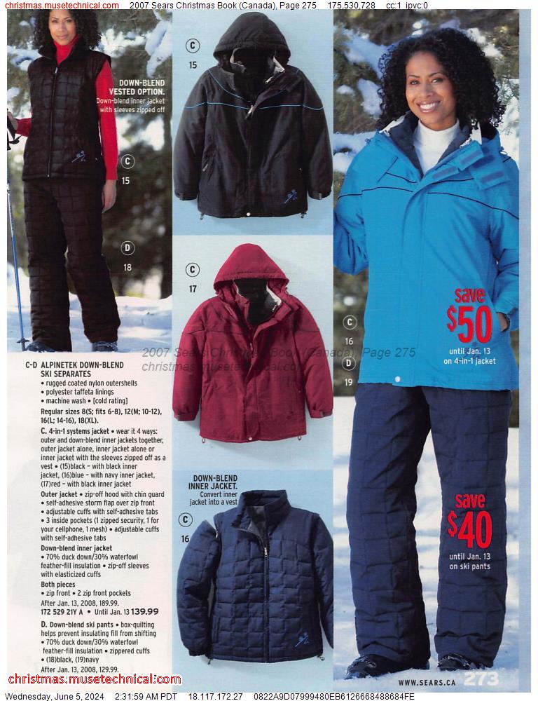 2007 Sears Christmas Book (Canada), Page 275