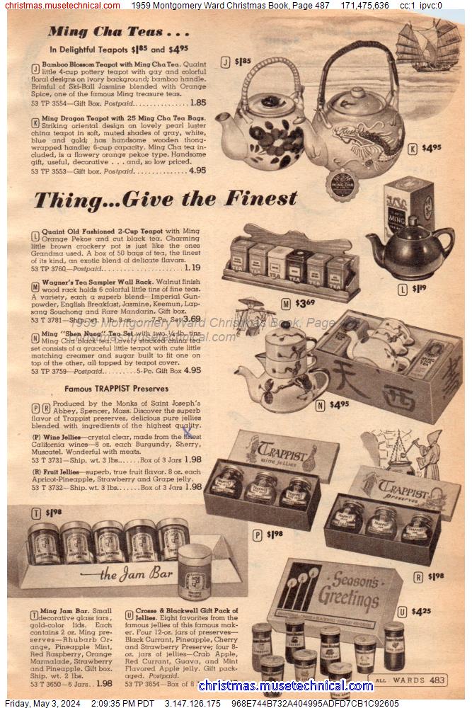 1959 Montgomery Ward Christmas Book, Page 487