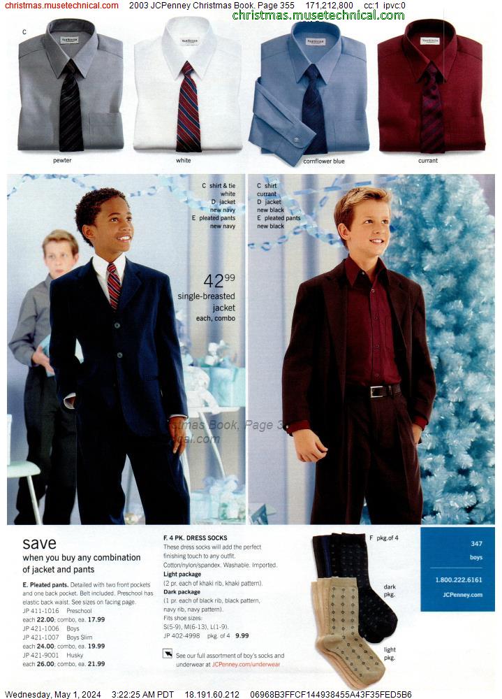 2003 JCPenney Christmas Book, Page 355